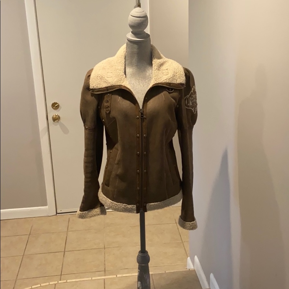 Shearling Jacquet
